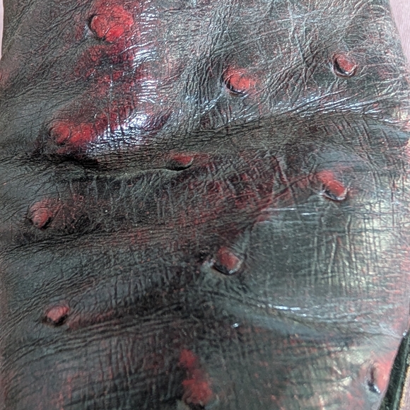 Jurassic Boots Co. Black and Red Leather Cowboy Boots - Picture 12 of 12